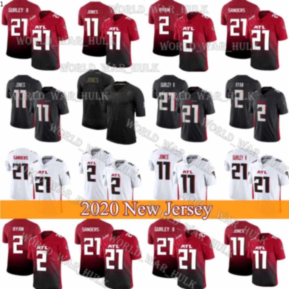 

2020 Custom Womens Youth Mens Atlantas Todd Gurley Falcon Julio Jones Keanu Neal Matt Ryan Deion Sanders Grady Jarrett 18 Ridle Jerseys, Custom 2020 new men (lieying)