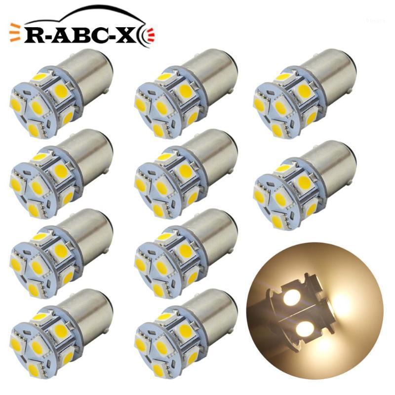 

10pcs P21W 1156 Car LED Signal Light BA15D 9-SMD 6-30V Auto LED Tail Lamp Brake Reverse Bulb 4300K White 6000K 6V 12V 24V1, As pic