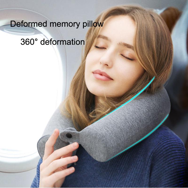 

Cylindrical Memory Pillow Memory Cotton Pillow Slow Rebound Cylindrical Care Cervical Round Travel Essentials