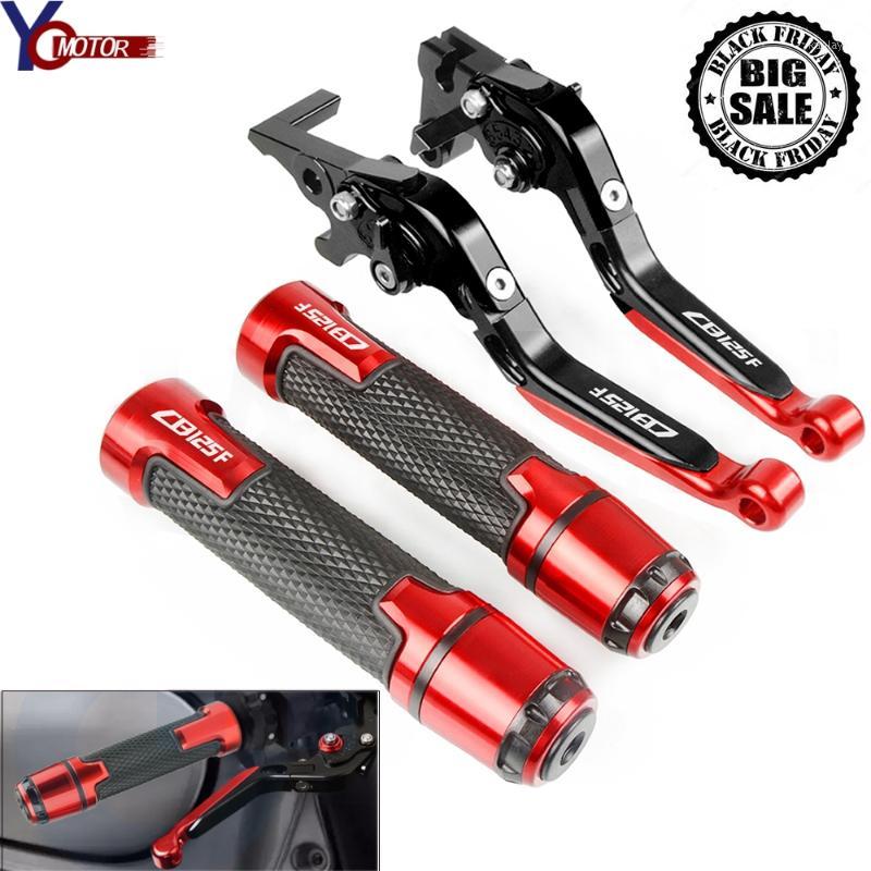 

For CB125F 2016 CB125 CB 125 CB 125F Motorcycle CNC Accessories Brake Clutch Lever and Handle bar Grips Handbar end cb125f1
