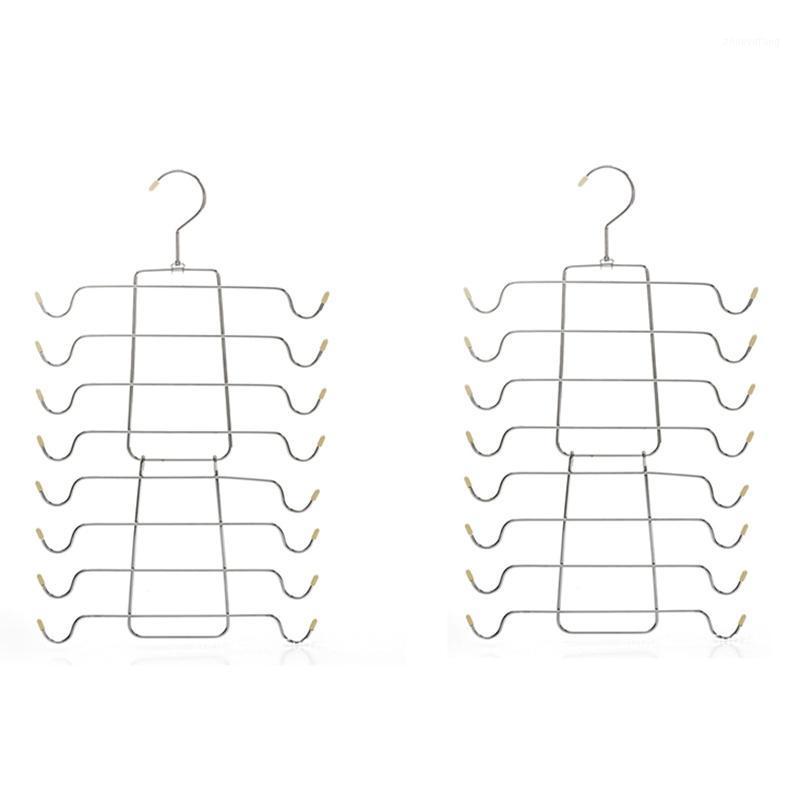 

Hangers & Racks 2Pcs Space Saving Closet Organizer For Tank Top Bra Pajamas Strappy Dress Bathing Suit Clothes