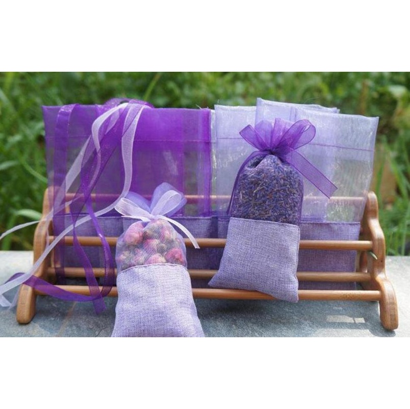 

Hot Purple Cotton Organza Lavender Sachets Diy Dried Flower Sweet Bursa Wardrobe Mouldpr jllBTQ sport777