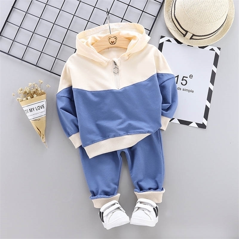 

Toddler Girl Hooded Sweatshirt Clothing Set Boys Fashion Baby Boy Casual Set Spring Autumn Boys Girls Clothes 1 2 3 4 Year 201031, Blue