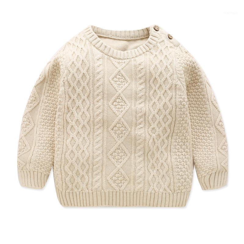 

Baby Boys Girls Sweater Winter Kids Knitted Sweaters Toddler Long Sleeve Knitwear Children Knit Pullover Tops Brand Boy Clothes1, Beige