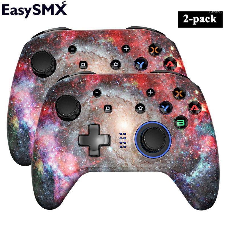 

2PCS EasySMX ESM-4108 Wireless Bluetooth Gamepad For Switch Pro NS-Switch Pro Controller Joystick LED Vibration Control1