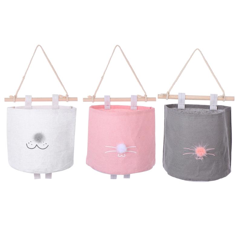 

3pcs Detachable Freely Hanging Storage Bag Wall Door Storage Bag, Assorted color