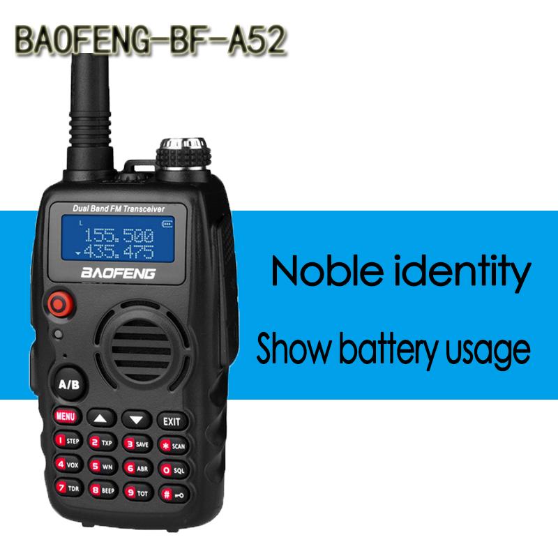 

BaoFeng-A52 Dual-Band 136-174/400-520 MHz FM Ham Two Way Radio,Transceiver, Professional CB Radio Station Walkie Talkie