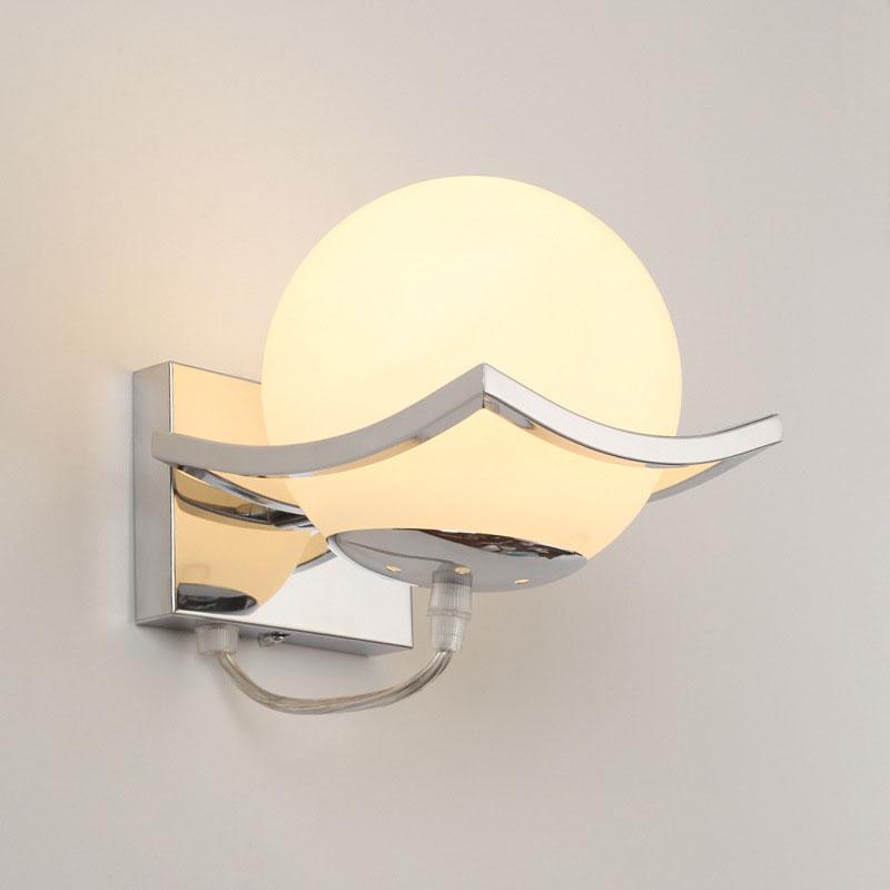 

Creative Lighting Glass Wall Lamp Study Balcony Bedroom Bedside E27 LED Wall Mounted Lighs Indoor Home Lighting Furniture