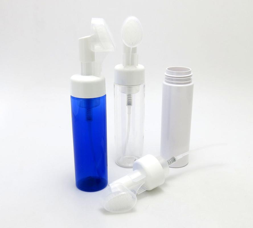 

12 x 200ml White Blue Clear Dispenser Suds Soap Foam Foaming Pump Bottle Travel Plastic New Portable Convenient Foam Container