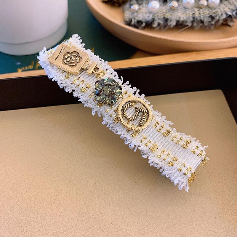 

Wool Rhinestone Zircon Pearl Hairpins Korea Handmade Wool Bow Know Pearl Fall Winter Head Wear Accessories