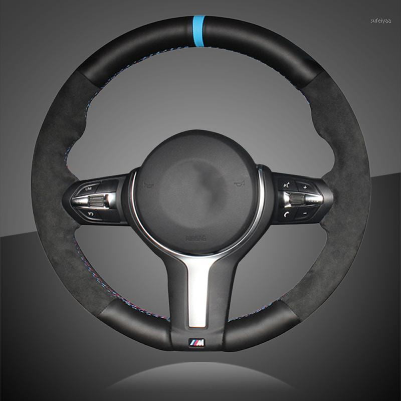 

Auto Braid On The Steering Wheel Cover for F87 M2 F80 M3 F82 M4 M5 F12 F13 M6 F85 X5 M F86 X6 M F33 F30 Car Steering Cover1