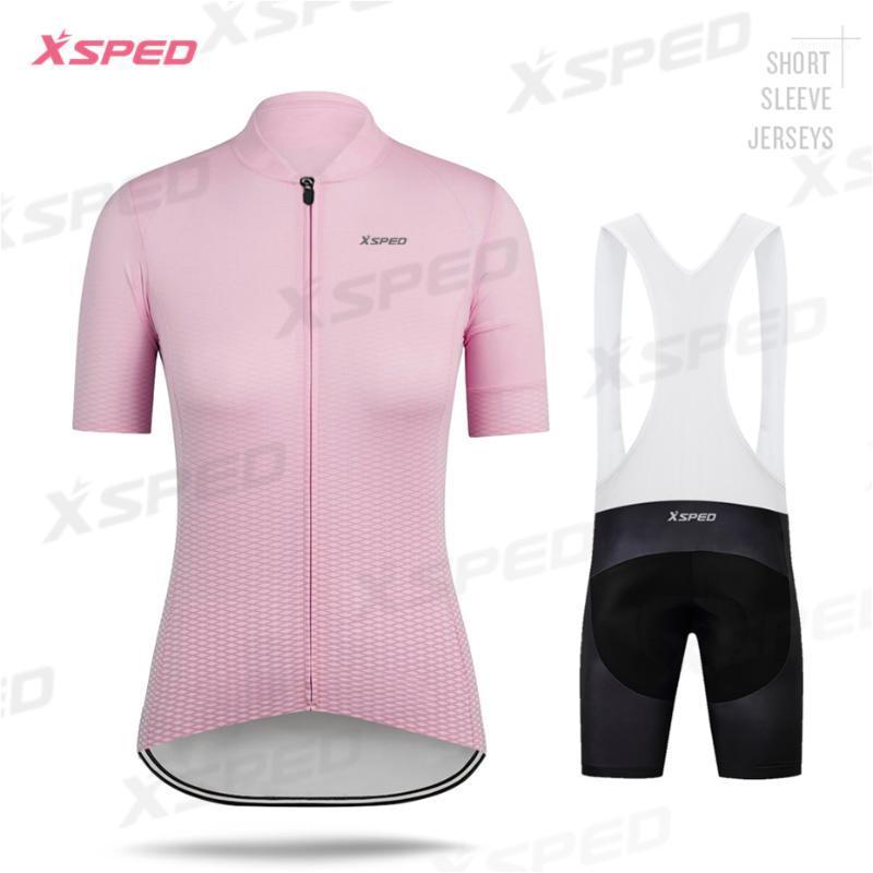 

2020 Women Short Sleeve Jersey Set Cycling Clothing Maillot Ropa Ciclismo New Road Bike Clothes Femal Fashion Leisure Skinsuit1, Shorts