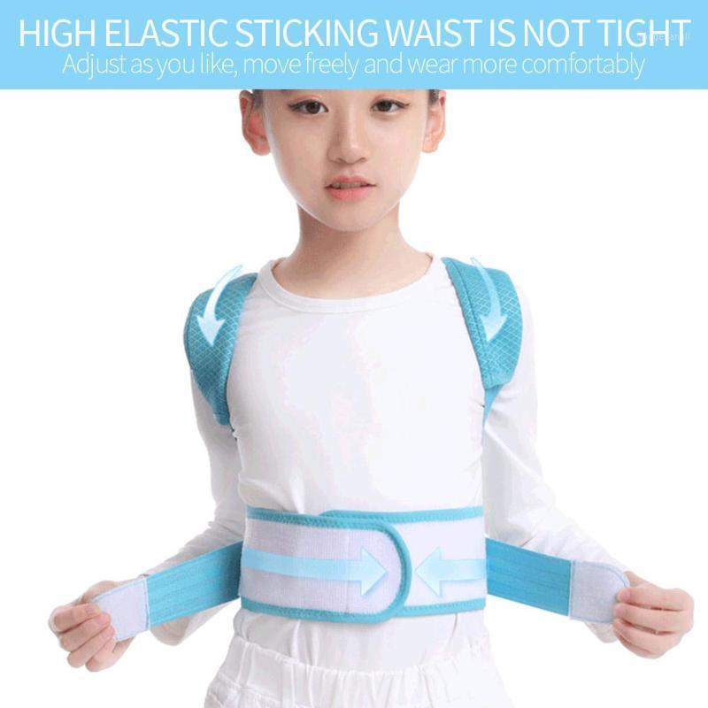 

Adjustable Beauty Health Student Body Contouring Posture Corrector Corset Posture Corrector Belt Children Adolescent1, Blue m