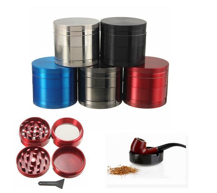 

The new Cigarette Grinding Device 4-layer 40MM Mini Flat Metal Cigarette Grinding Device herb grinder Smoking Accessories WHolesale
