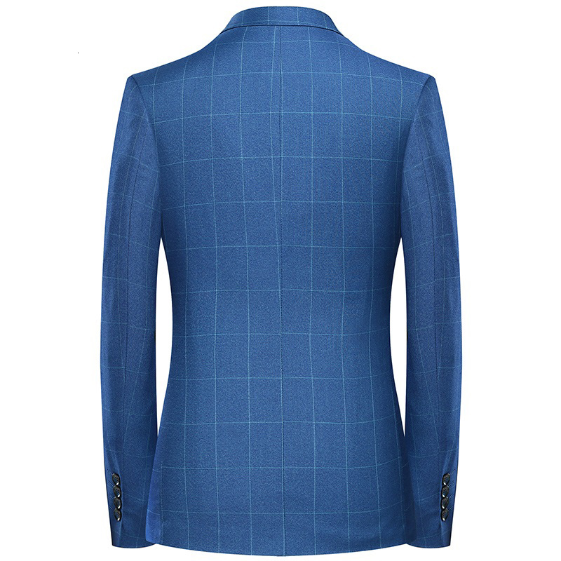 

2021 Men Male Sport Blazer Suits New Luxury Business Blazers Formal Ensemble Wedding Dress CK6V, Blue