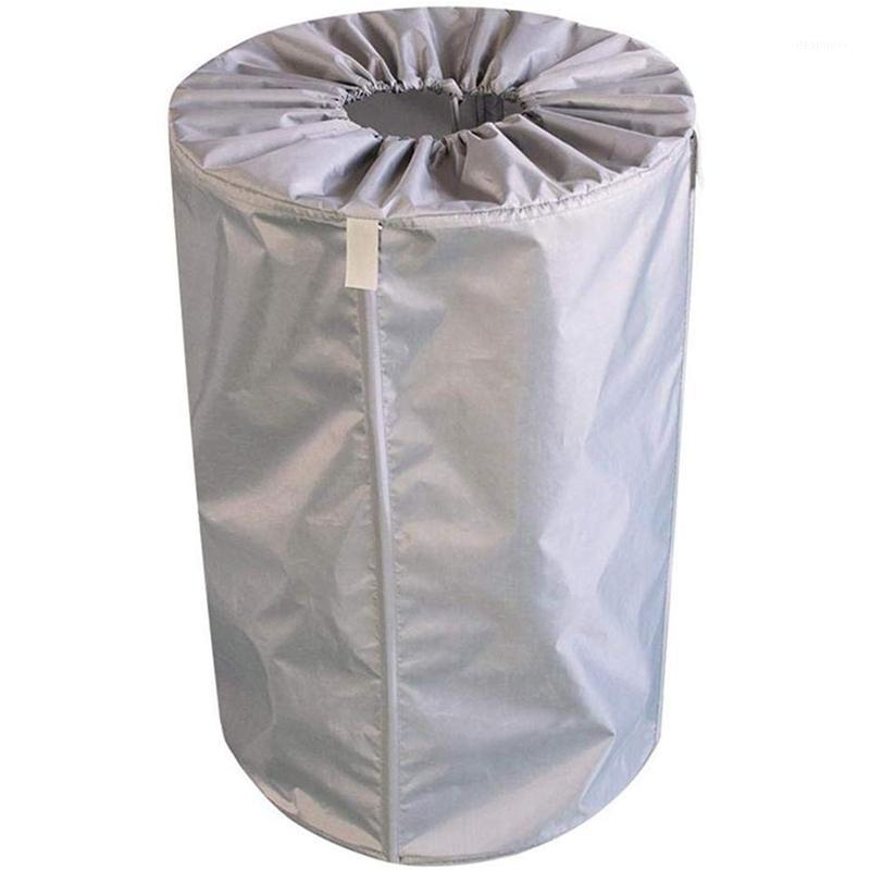

Garden Leaf Bag, Garden Waste Bags Heavy Duty Leaf Bag Reusable Collapsible Yard Waste Bag Container/Leaf Bin, Silver Gre1