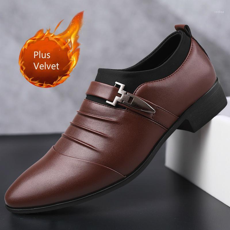 

Brand Artificial Leather Mens Formal Shoes Dress Shoes Fashion Business Affairs Design Oxford Wedding White for men1, Black