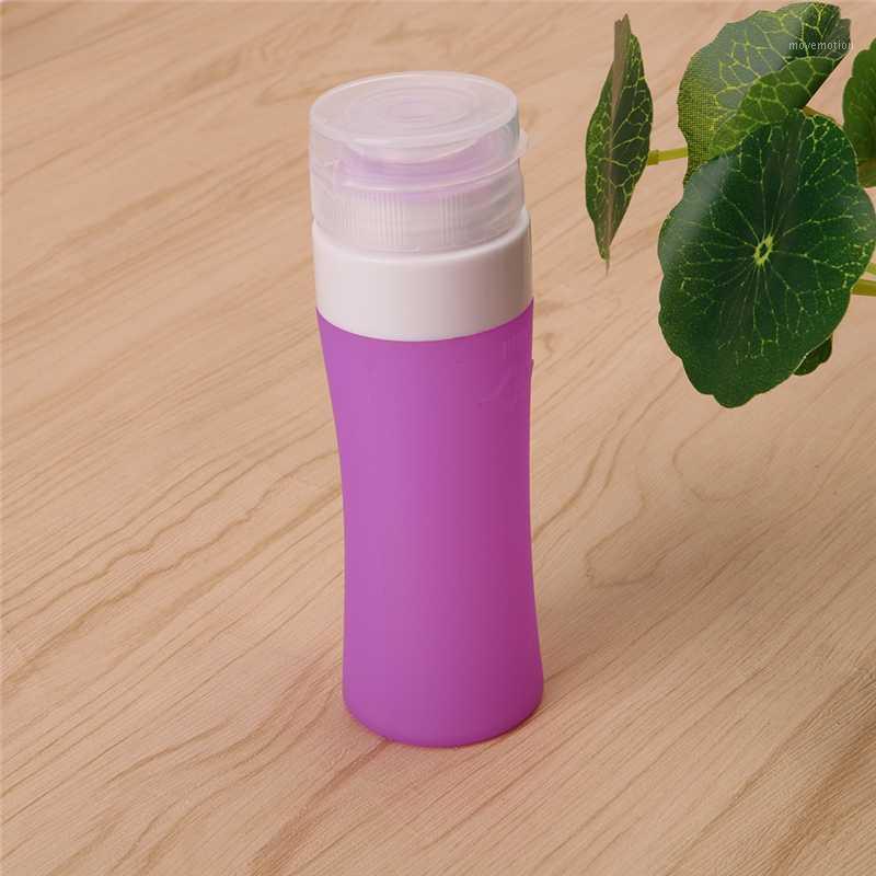 

Portable Refillable Silicone Bottles Traveler Lotion Shampoo Press Bottle 60ML1