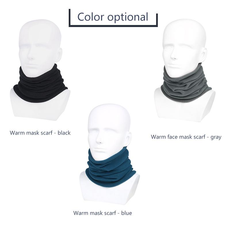 

2020 Winter Scarf Mask For Face Warm Bib Riding Mask Dust-Proof Thermal For Ski Cycling Sport neck, Blue