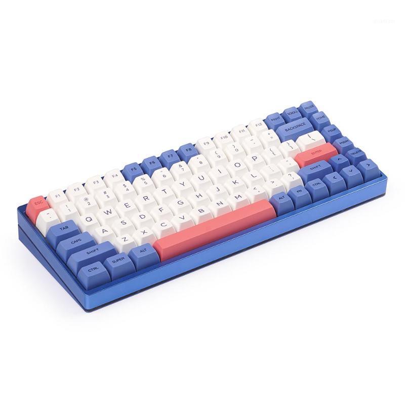 

Keyboards Violet Color Design SA Keycaps For Cherry Mx Switch Mechanical Gaming Keyboard Blue White Pink 163 Keys Sublimation PBT Key Caps1