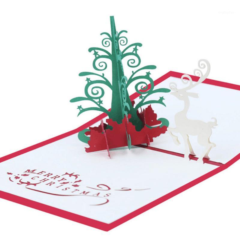 

3D Up Greeting Cards With Envelope Laser Cut Post Card For Christmas Valentine' Day Party Wedding Decoration#351