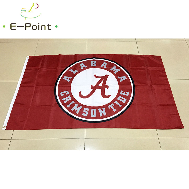 

NCAA Alabama Crimson Tide Flag 3*5ft (90cm*150cm) Polyester flag Banner decoration flying home & garden flag Festive gifts