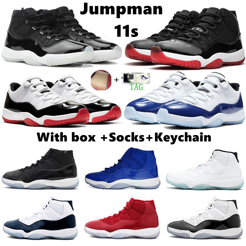 

2021 Jubilee 25th Anniversary 11 Men Basketball shoes Concord Bred Space Jam Gamma Blue 11s Jumpman Men Women sports sneakers trainers, Gift