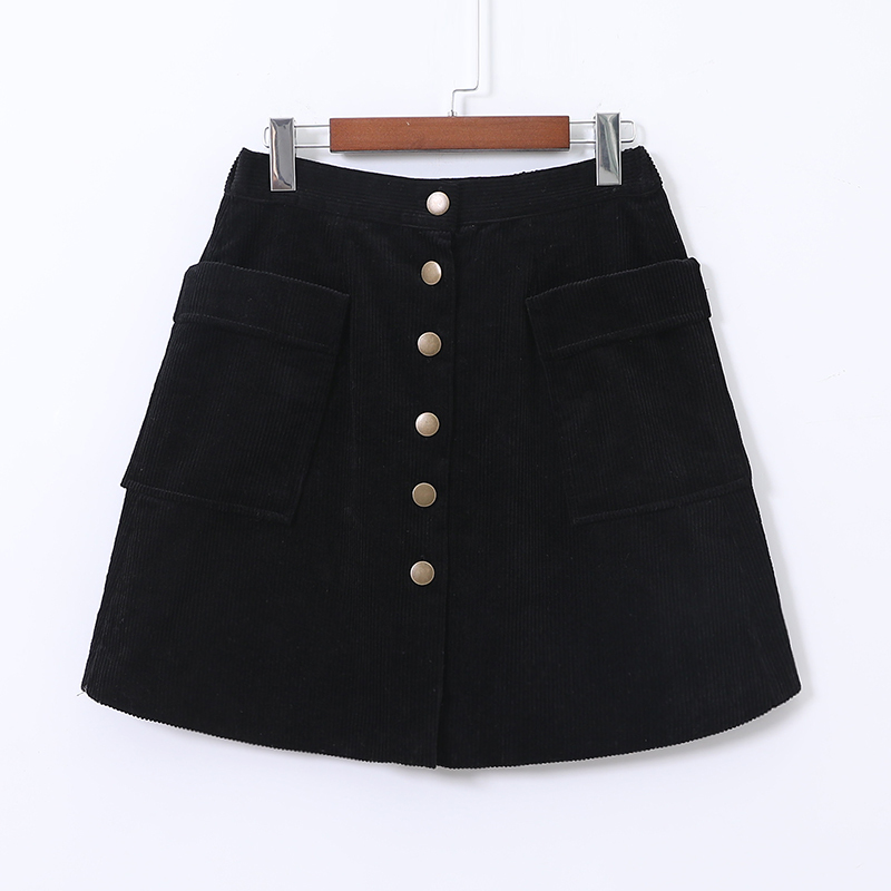 

Velvet Women's Black Big Waist Elastic Line Skirts J0j4