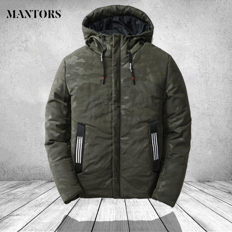 

Thick Down Coat Men Parkas Winter Blue Casual Hooded Warm Jacket Mens Male Windproof Overcoat, Blackcc023