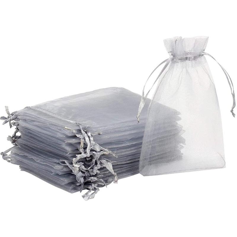 

100pcs/set Mesh Bundle Pocket Gift Candy Bag Party Supplies Drawstring Bag Accessories Gift