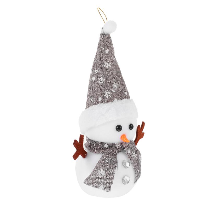 

1pc Snowman Lovely Cute Christmas Doll Festival Gift Desktop Ornament for Christmas Cupboard Desk