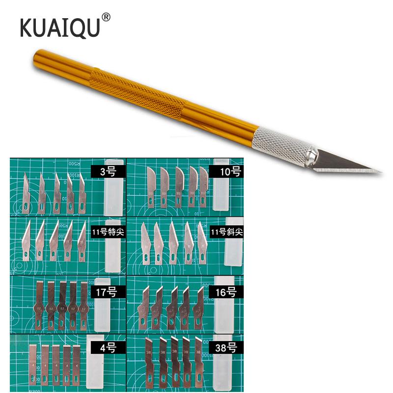

Carving Knife Cutting Supplies DIY Stationery Knife Tool Blade Wood Paper Cutter Craft Pen Repair Animal Scalpel Metal Handle