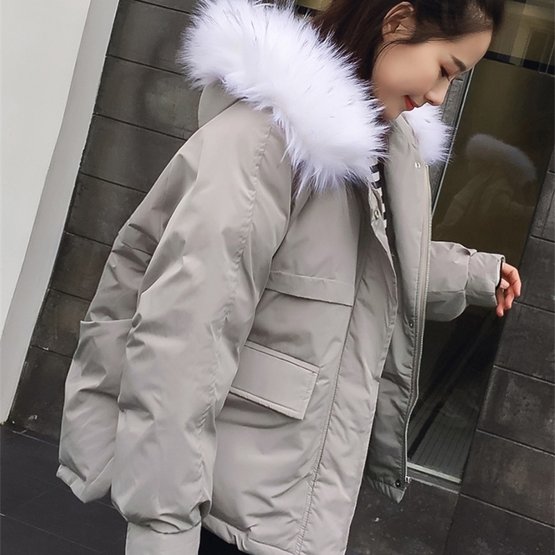 

Cotton Padded Jacket Women's Short Winter Clothes New Korean Version Loose Small Cotton Bread Coat Student 201120, Black