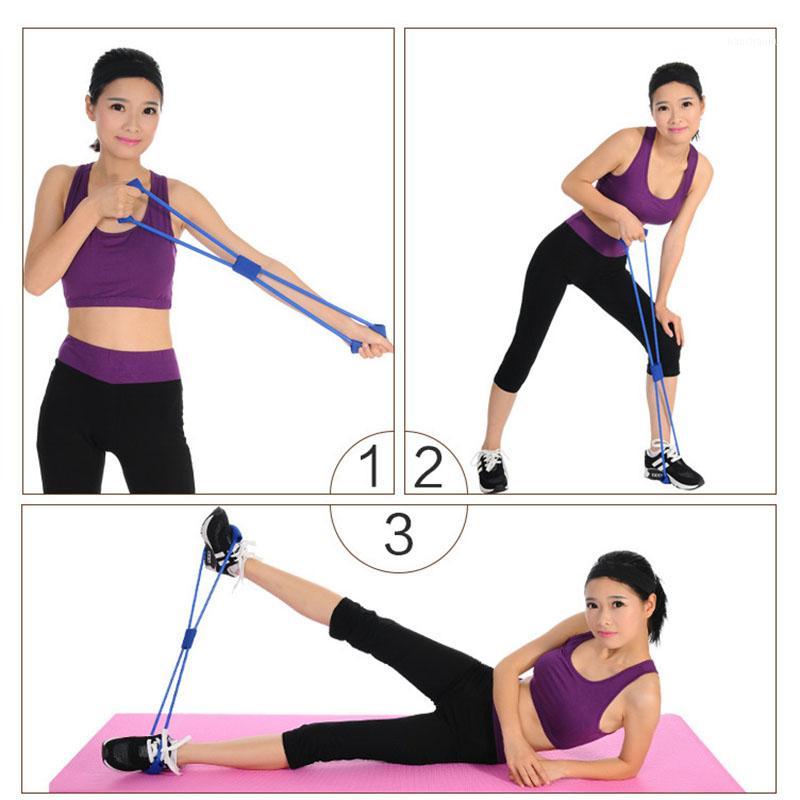 

Yoga 8 Shaped Resistance Bands Elastic Rubber Loops Latex Pull Fitness Belt Rope Tension Chest Expander Pilates Sport Fitness1