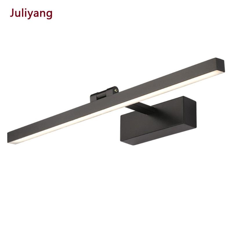 

Simple anti-fog lampshade angle adjustable mirror headlight bathroom dressing table mirror cabinet wall lamp