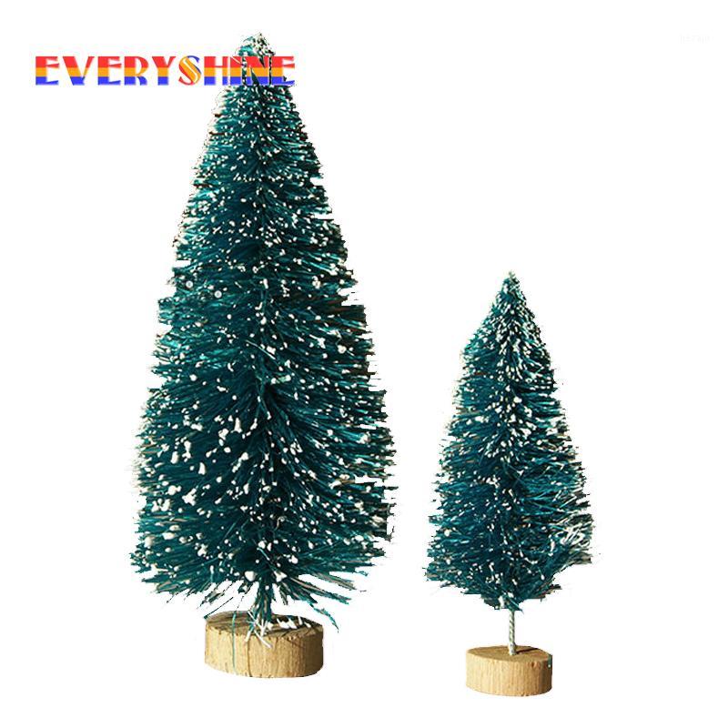 

Tri Size 5pcs/lot Christmas Tree A Small Pine Tree Placed In The Desktop Mini Christmas Decoration for Home Xmas Supplies JJ9281
