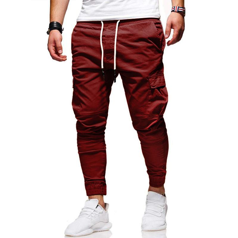 

Jogging Pants Men Running Pants Drawstring Men Sport Fitness Tights Gym Jogger Bodybuilding Sweatpants Sport Male Trouser, 04