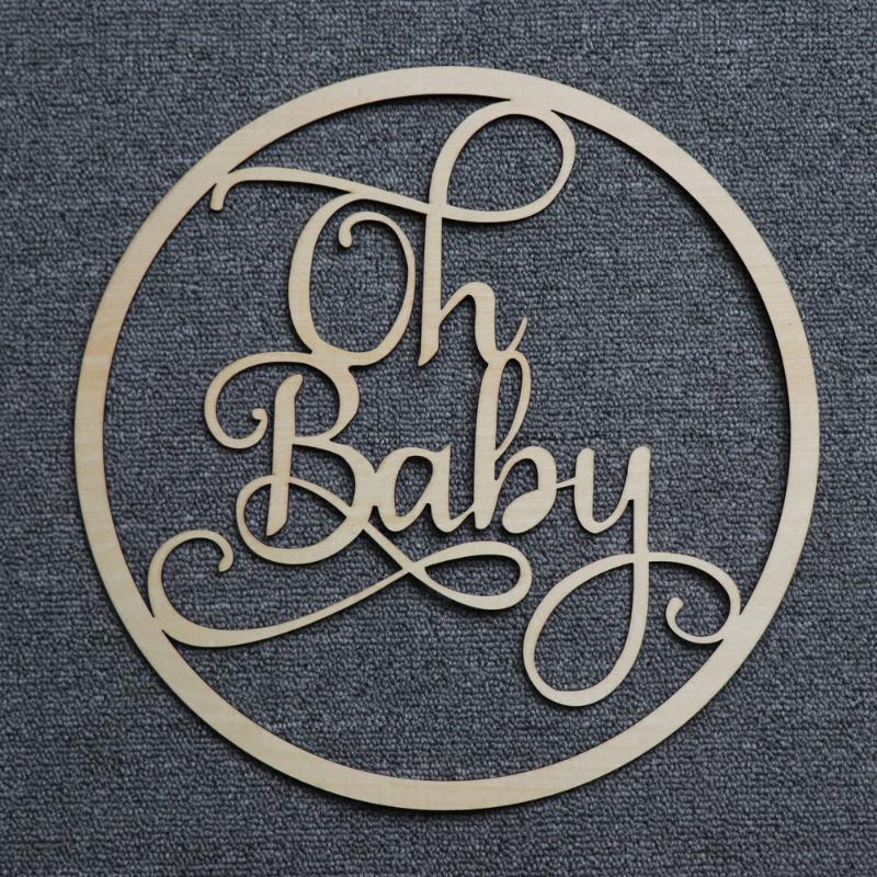 

Oh Baby Sign Acrylic Wood Mirror gold Name Sign for Baby Shower Party Decor, Personalized Mirror Babyshower Gift