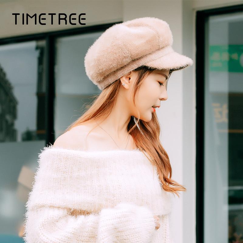 

Fashion Beanies Women Winter Wool Beret Hat Casual Soft Hats Plus Velvet Thickening Berets Caps Outdoor Windproof Beret Hat&Caps, A1