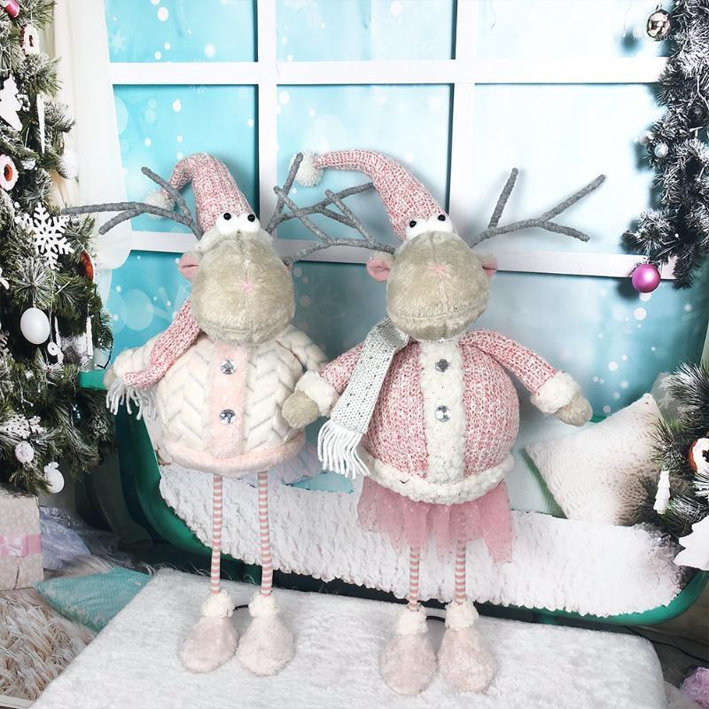 

Reindeer Doll Navidad Arrangement Dolls New Yea Gift Merry Christmas Deocraion Ornaments Standing Xmas Ornaments1