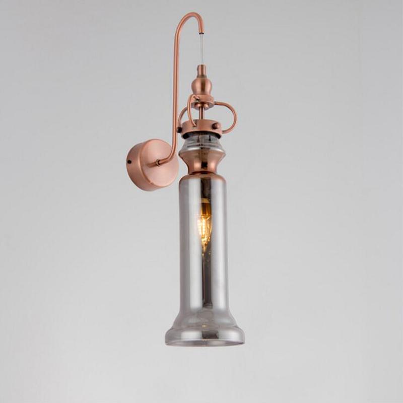 

Modern minimalist fashion hallway hallway entrance wall lamp Scandinavian designer bedroom bedside glass vase wall lamp led