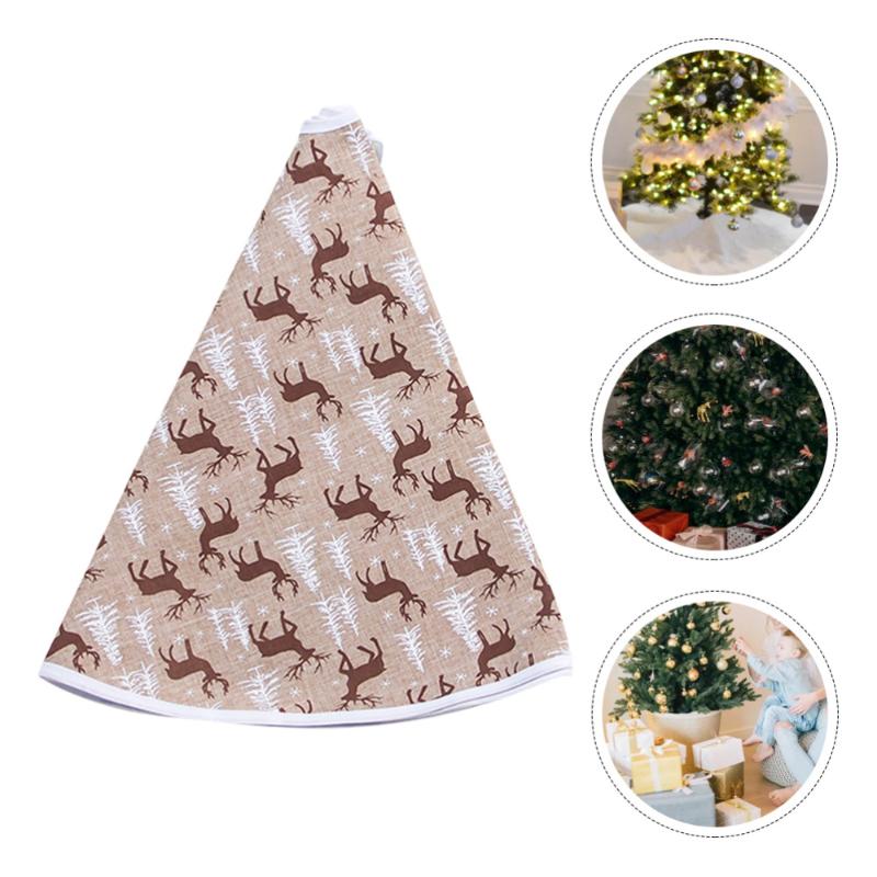 

1 Pc Christmas Decoration Christmas Tree Apron Tree Decorative Skirt Skirt for Home Decor