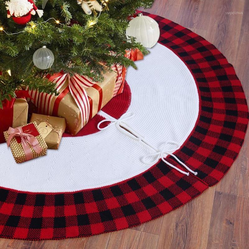 

Christmas Knitted Tree Skirt Christmas Tree Decor Rugs for Modern Living Room Merry Decor for Home Happy New Year 20211