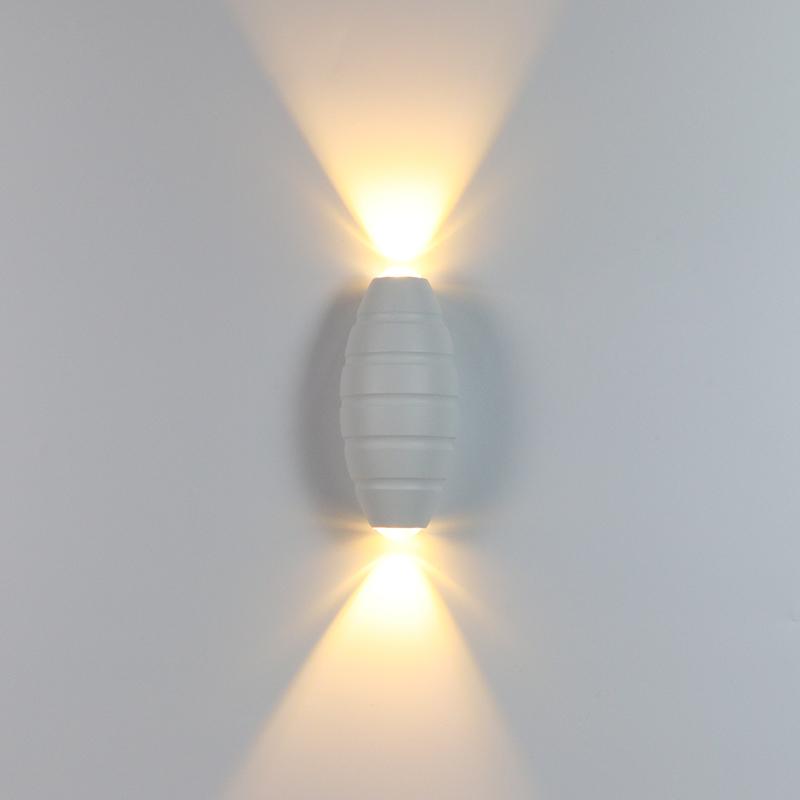 

6W LED Wall Light Indoor Lighting Decoration Lamp Fixture Outdoor IP65 Waterproof Garden Wall Lamp Aluminum Corridor Aisle Light