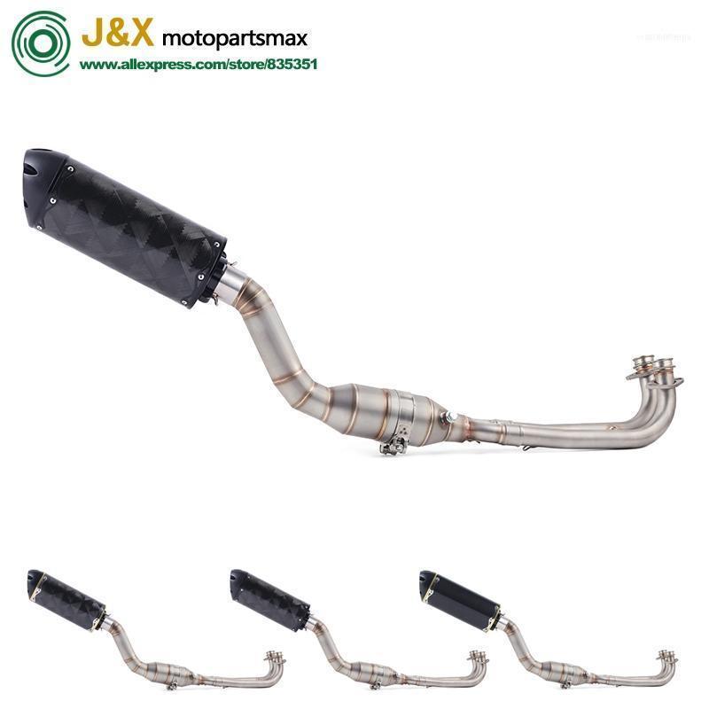 

Motorcycle Exhaust System T-max Tmax 500 530 Tmax500 Tmax530 2022 Full Middle Link Modified Pipe1