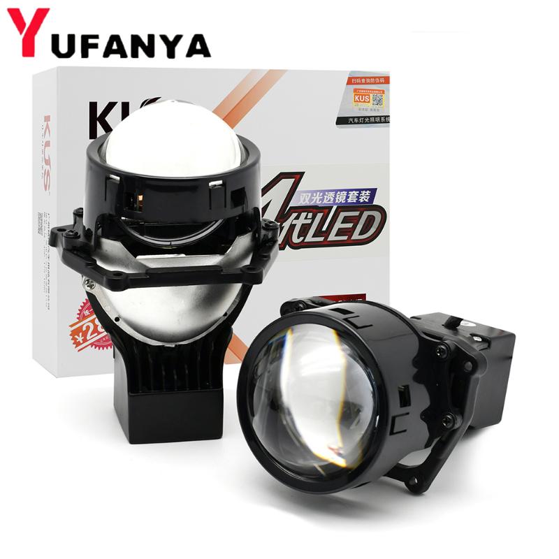 

3.0 Inches 50W Bi LED Lenses Hella 3R G5 Projector LED Lens Kit Dual Reflectors In Headlight Car Styling Retrofit Accessories