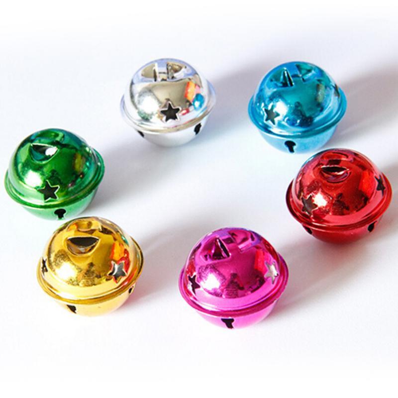 

10Pcs/lot 30mm Mix Color Small Jingle Bells Copper Bells Fit Festival Jewelry Decor Home Christmas Decoration Supplies1