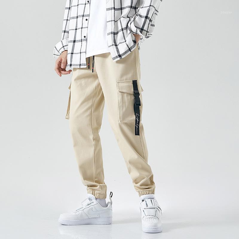 

HIP HOP Streetwear Sport 2020 Spring Autumn Harem Rock Cargo Men'S Pocket Pants Fashions Joggers Casual Skateboard Trousers1, K092 b
