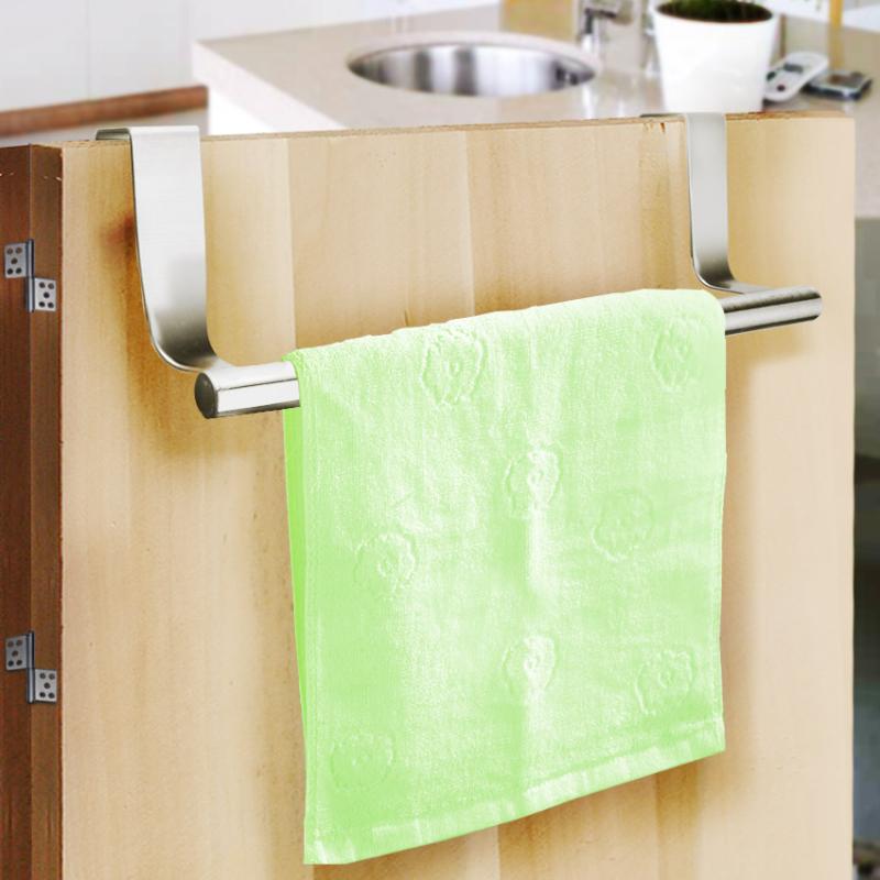 

Home Storage Organization Hooks Stainless Steel Hanging Towel Rack Door Hook