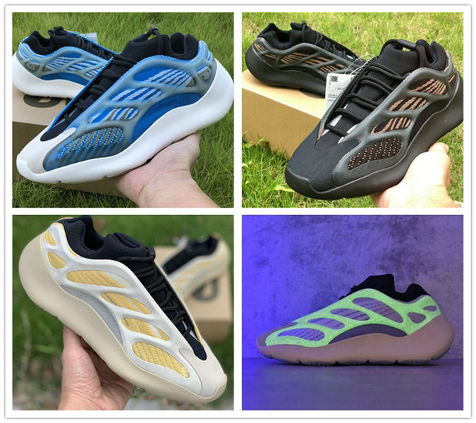 

Kanye West V3 Eremiel 700 V3 Azareth Azael Reflective Basketball Shoes Alvah srphym Glow IN The Dark Sneakers